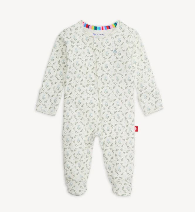Eloise Organic Cotton Magnetic Footie